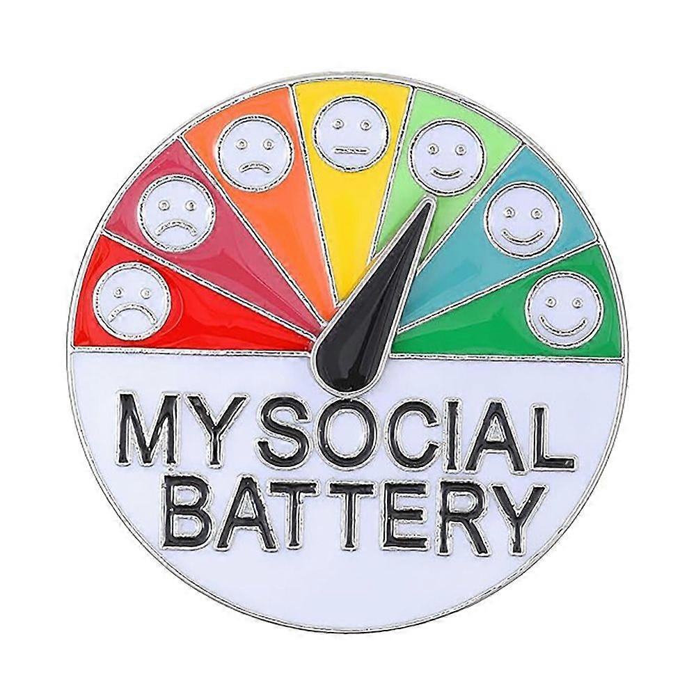 My Social Battery - Brosch