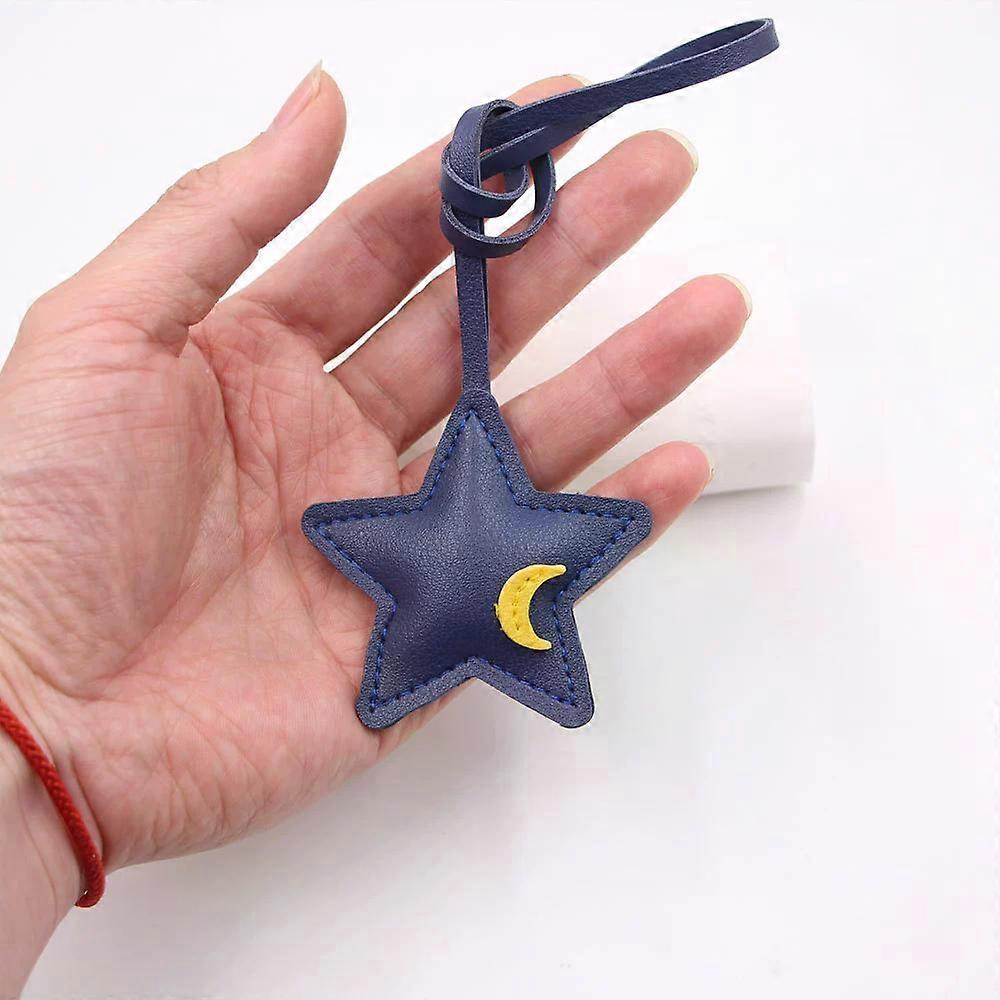 Star & Moon Keychain, Creative, 3D, Statement