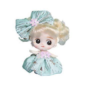 Boneca Bebê Reborn de Corpo Inteiro em Silicone 10cm Maruko - Brinquedo para Meninas - Boneca Fofa e Educativa para Crianças