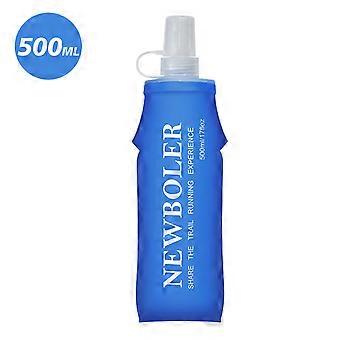 NEWBOLER 150ml 250ml 500ml Water Bottle TPU Folding Soft Flask Outdoor Sport Water Bag Collapsible Water Bottle Running Camping