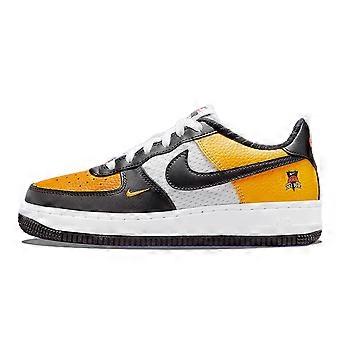 Nike Air Force 1 Low Schwarz Gold Jersey Mesh GS DQ7779-700