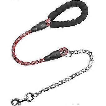 Stainless Steel Front 3-Foot Dog Leash
