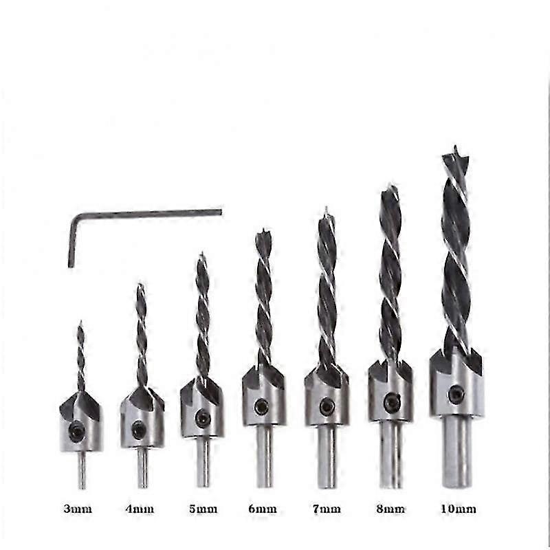 HSS Three-Tip Countersink Drill Kit