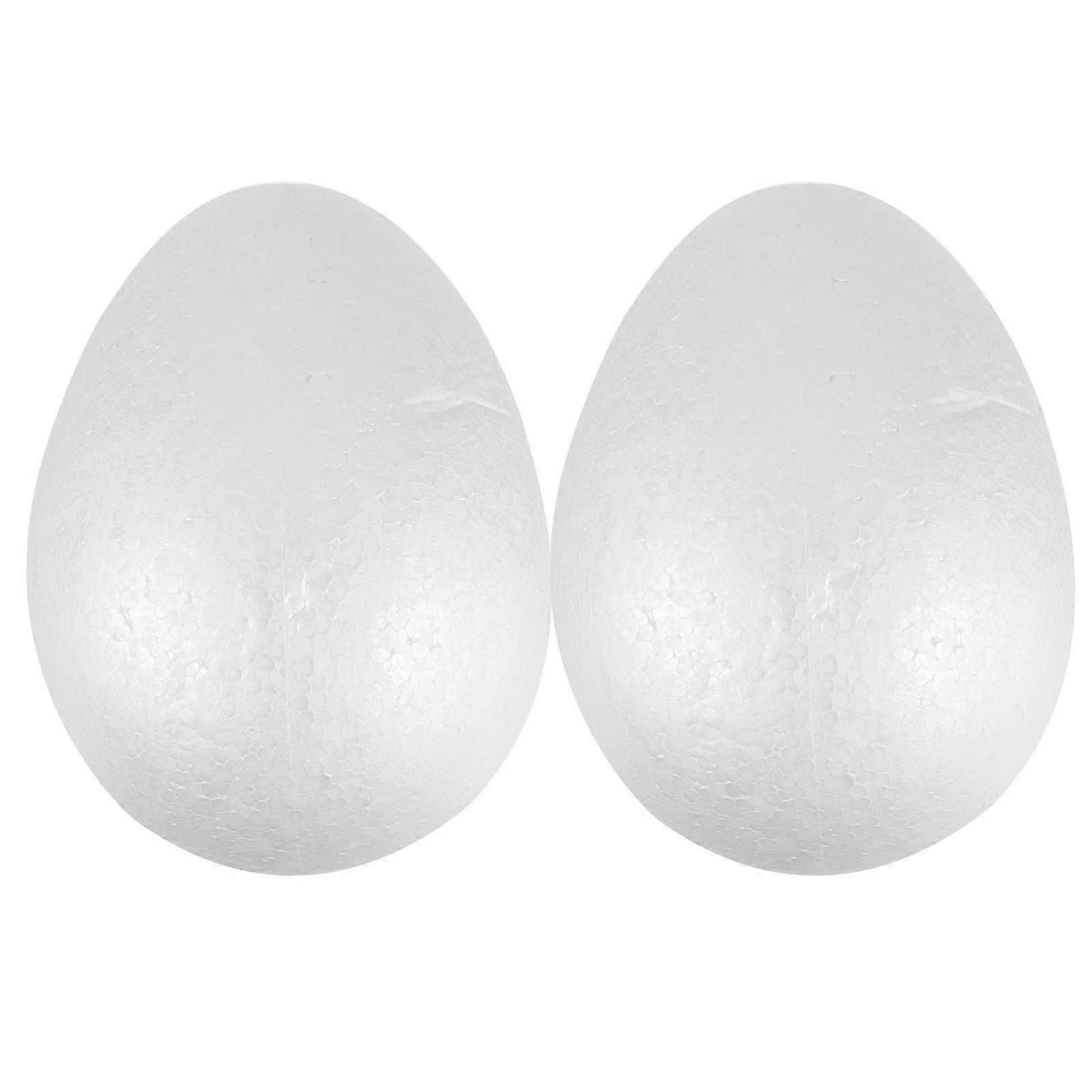 Easter Eggs Painting Eggs compatible with Decor 2Pcs White Solid Foams compatible with Crafts WI
