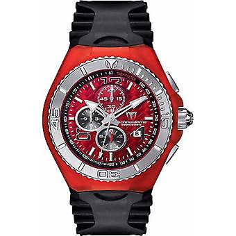 Technomarine cruise watch crono esf.red watch for Unisex Analog Quartz with Rubber Bracelet 108016