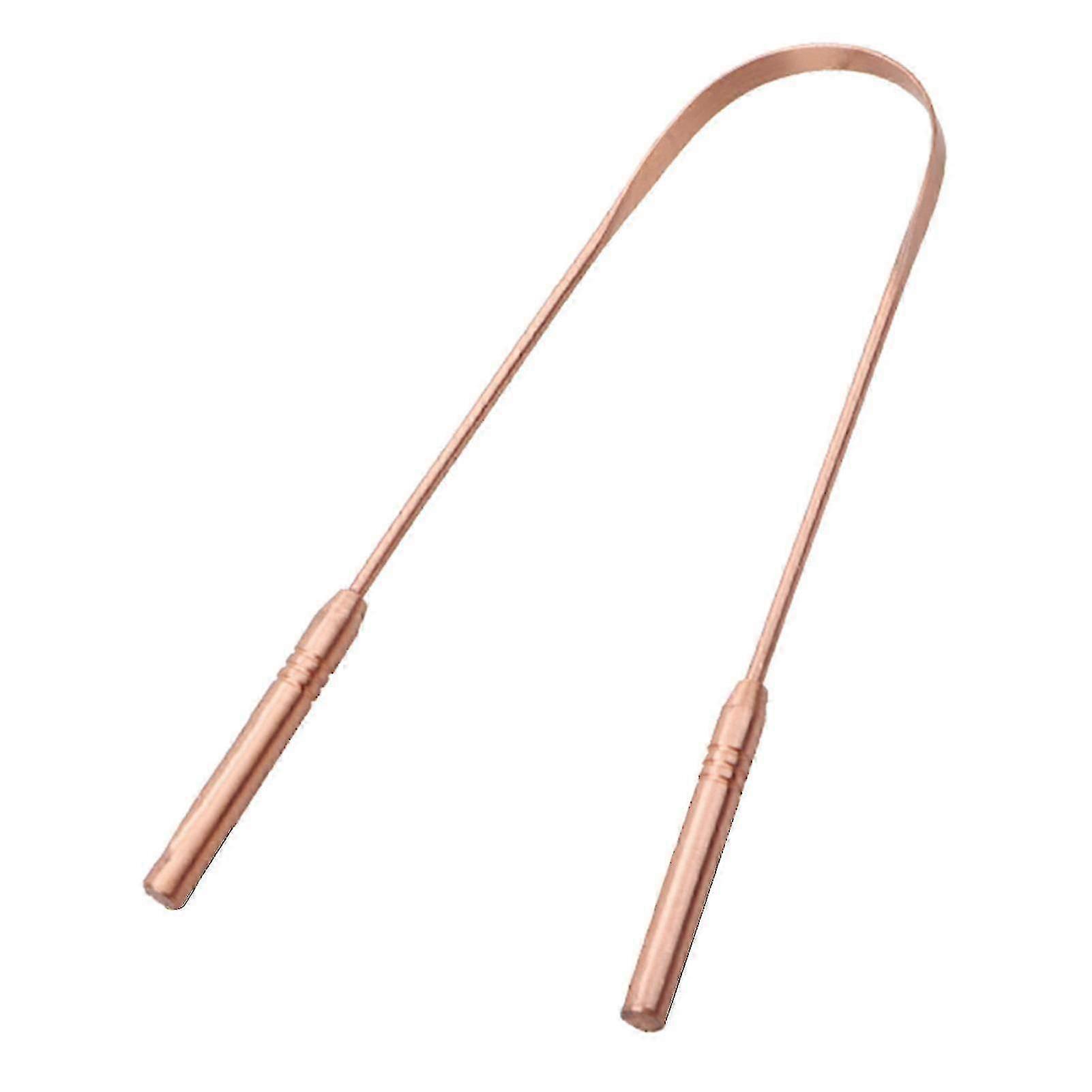 Copper Tongue Cleaner Brush
