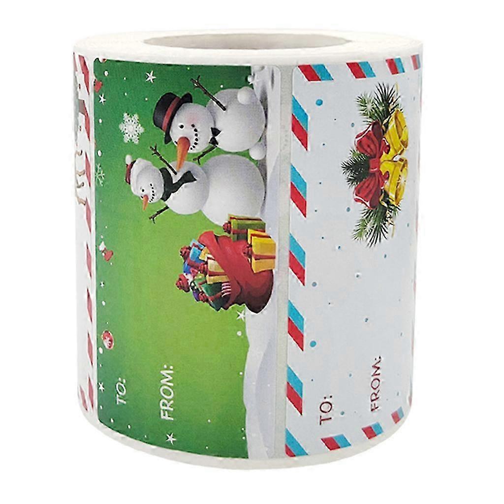 Self-Adhesive Christmas Gift Labels