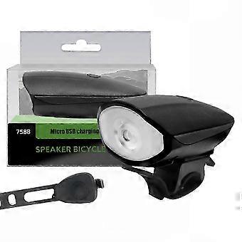 Outdoor Cycling: Rechargeable Bike Light with Bike Horns, Multifunctional Night Safety Light