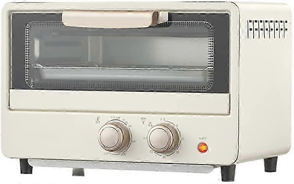Mini Oven 12L Compact Toaster Oven 750W Adjustable Temperature for Baking Grilling with Timer