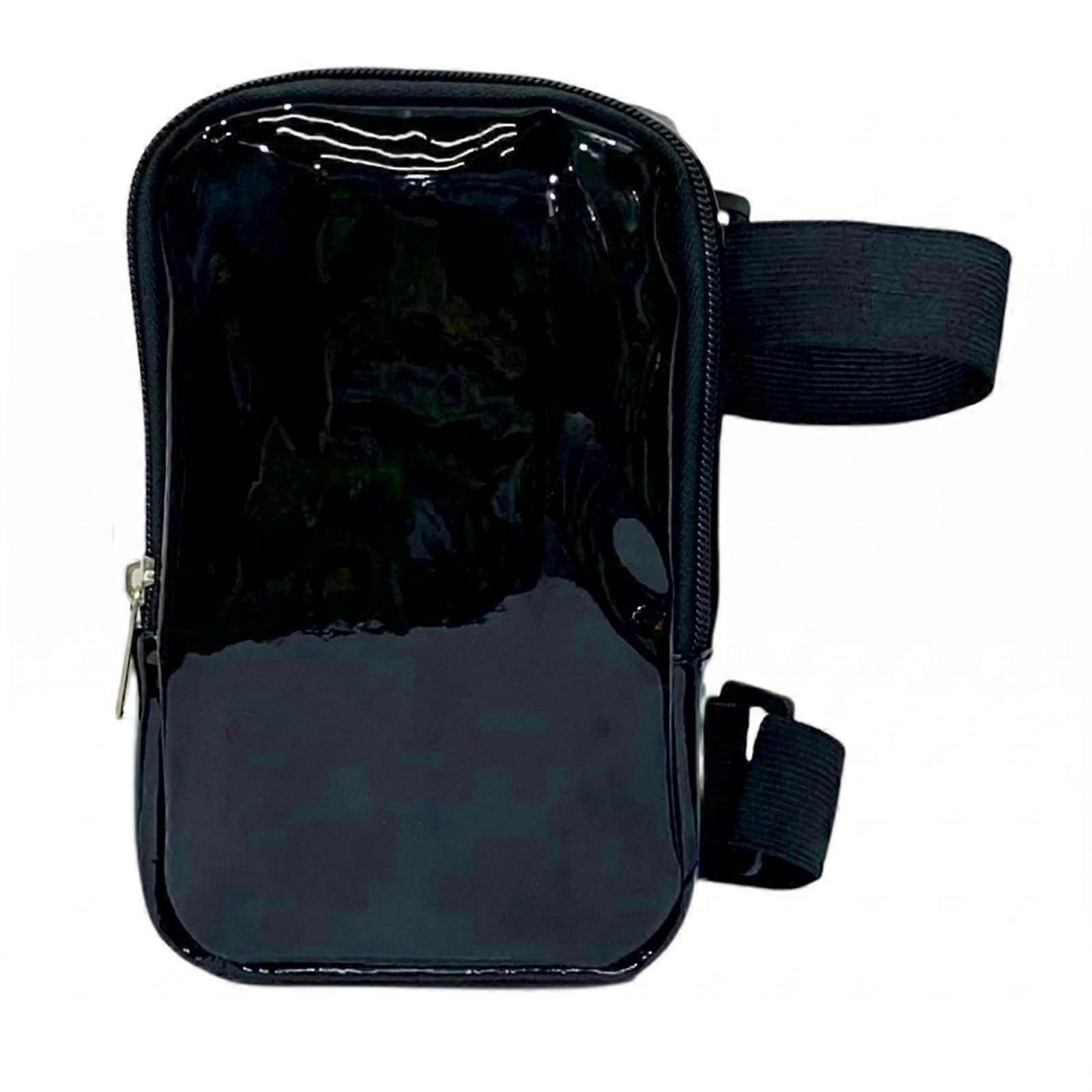 Rectangular Thigh Pouch Buckles Zippered Thigh Pouch Adjustable Straps