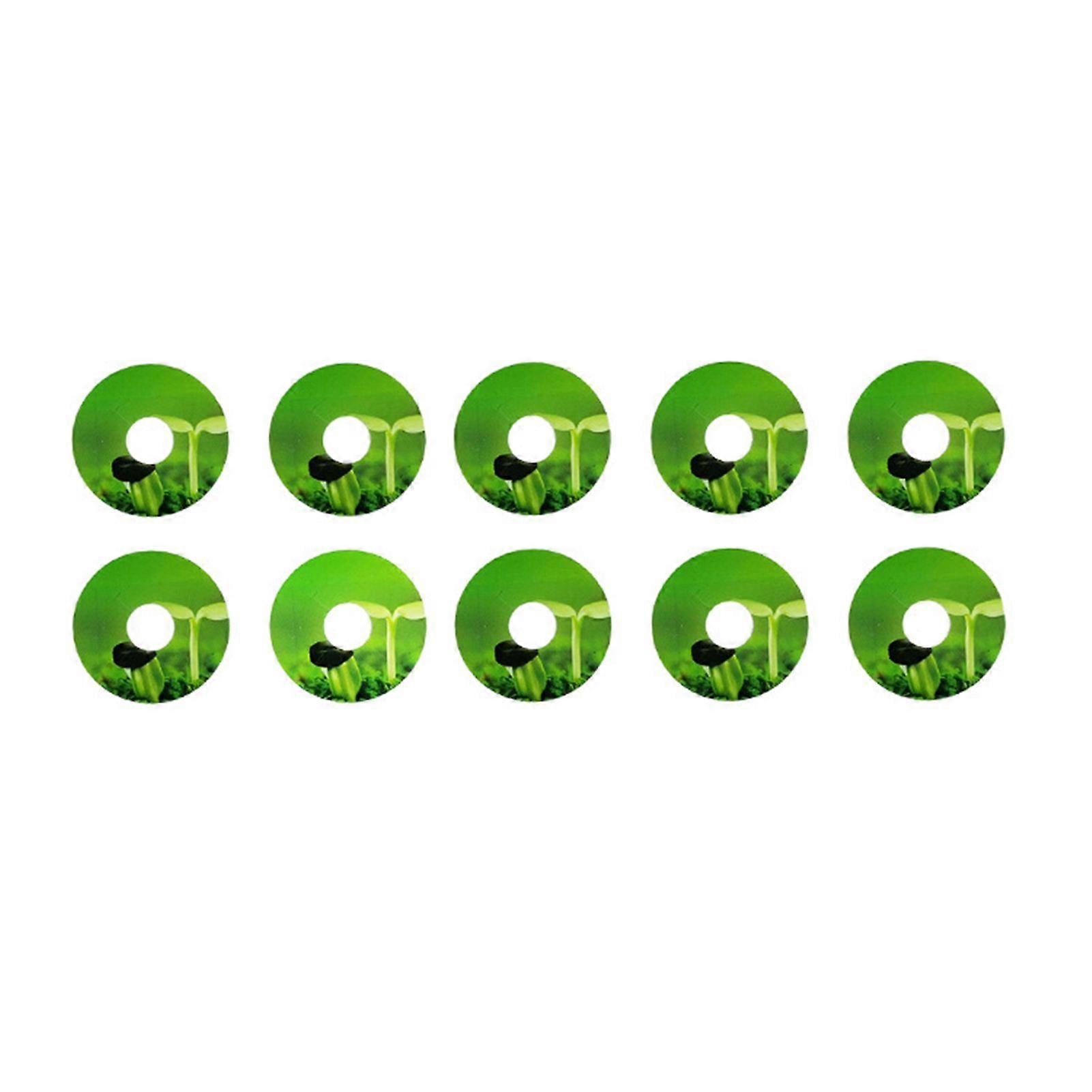 Round Hydroponic Labels PVC 4.3cm Sticky