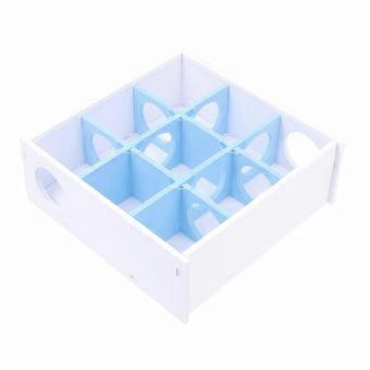 Hamster Exercising Toy Acrylic Maze for Small Animals, 1 Piece, Blue