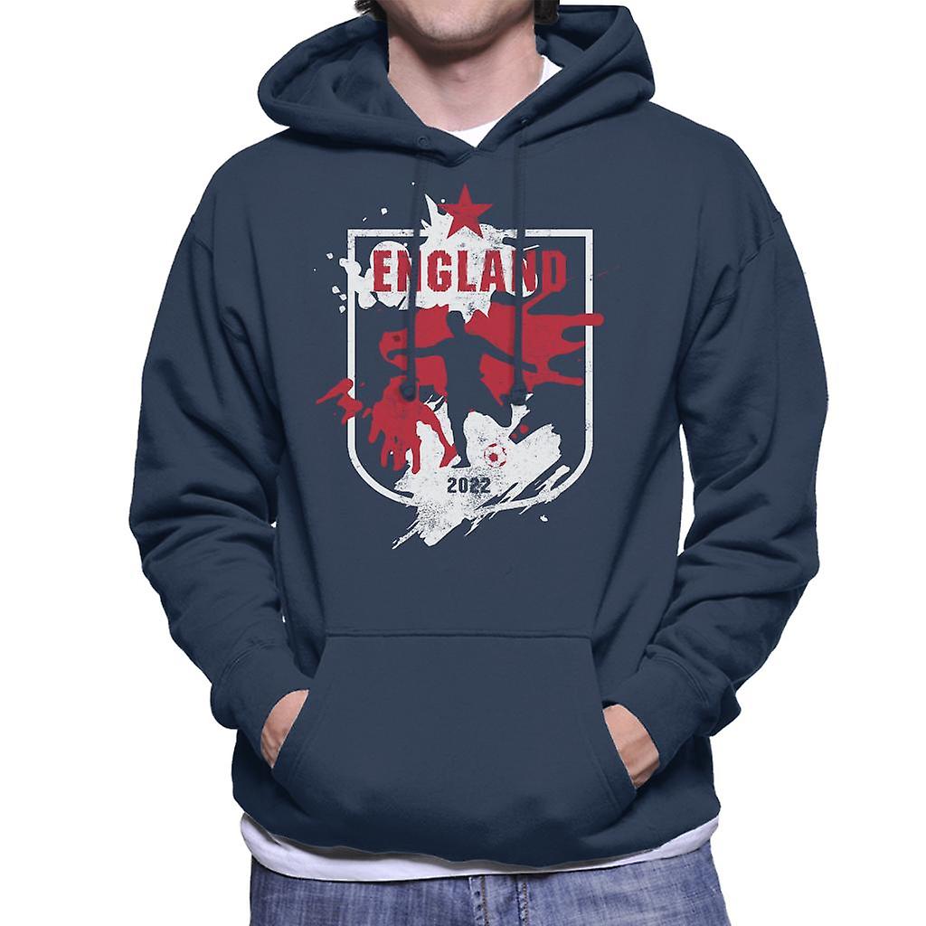 England Painted Shield Men's Hooded Sweatshirt