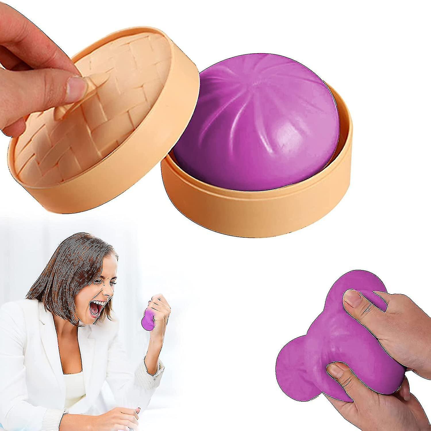 Ζυμαρικά Squishy στον ατμό γεμιστά παιχνίδια ανακούφισης στρες προσομοίωσης κουλουριών