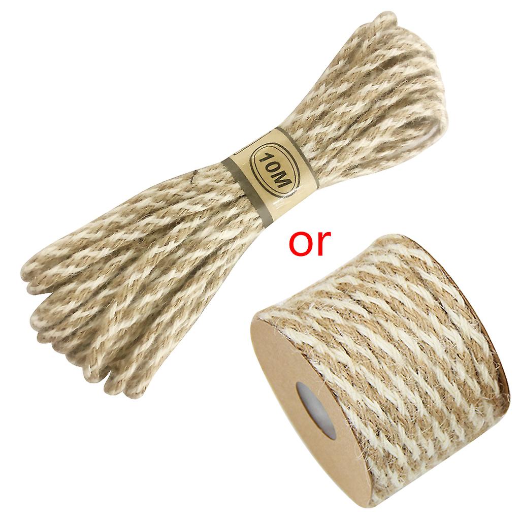 10m Natural Jute Twine Rope String Cord DIY Craft Burlap Wedding Scrapbooking
