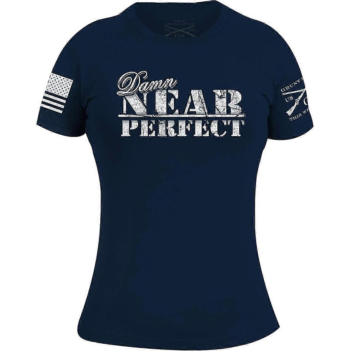 Grunt Style Women's Damn Near Perfect Crewneck T-Shirt - Midnight Navy