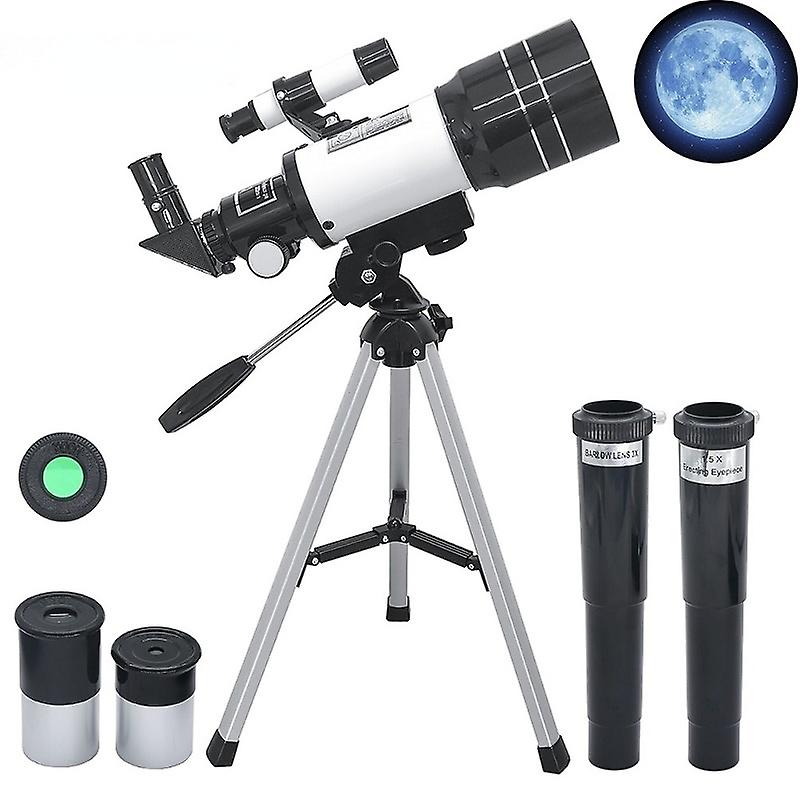 Astronomical Telescope With Tripod And Wireless Smartphone Adapter