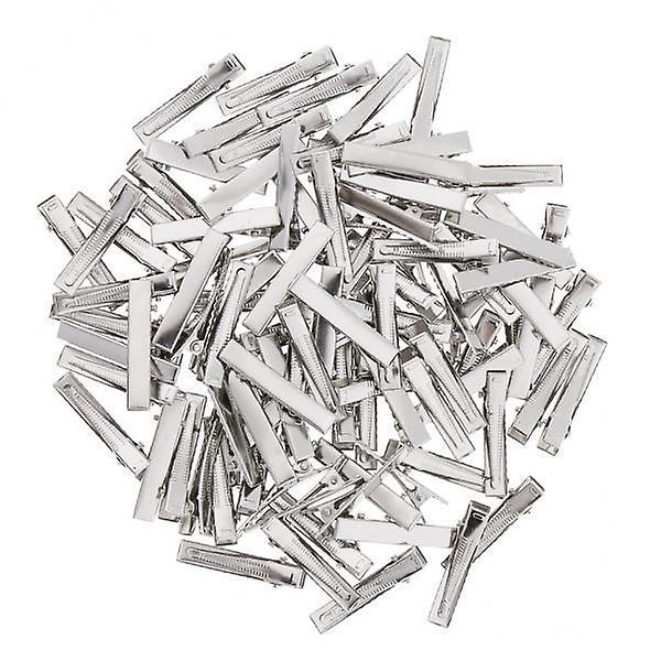 12x50x fer plat à une broche canard alligator pinces à cheveux bricolage arcs 50pcs 6x55mm