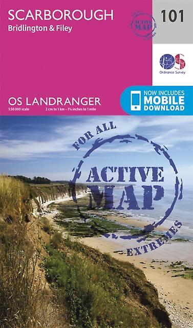 Scarborough Bridlington Filey by Ordnance Survey Paperback Book