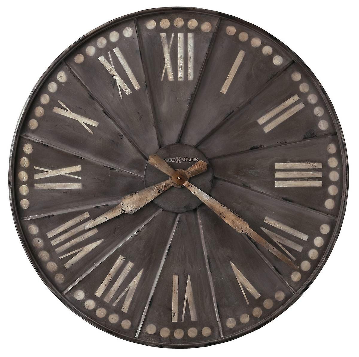 Howard Miller Stockard Wall Clock - Charcoal Grey