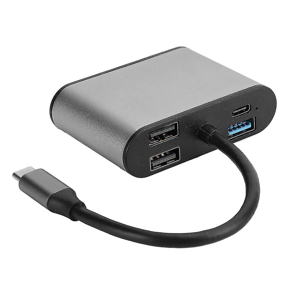 8 In 1 Usb-c Hub Gray Multi-functional Expansion Dock Type-c To Hdmi+vga+pd Connectorgray