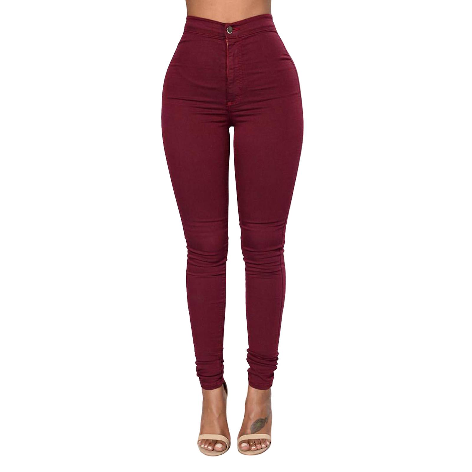 Women's Basic Stretchy Leggings Slim Elastic High Waist Work Pants For Work Holiday Street Date