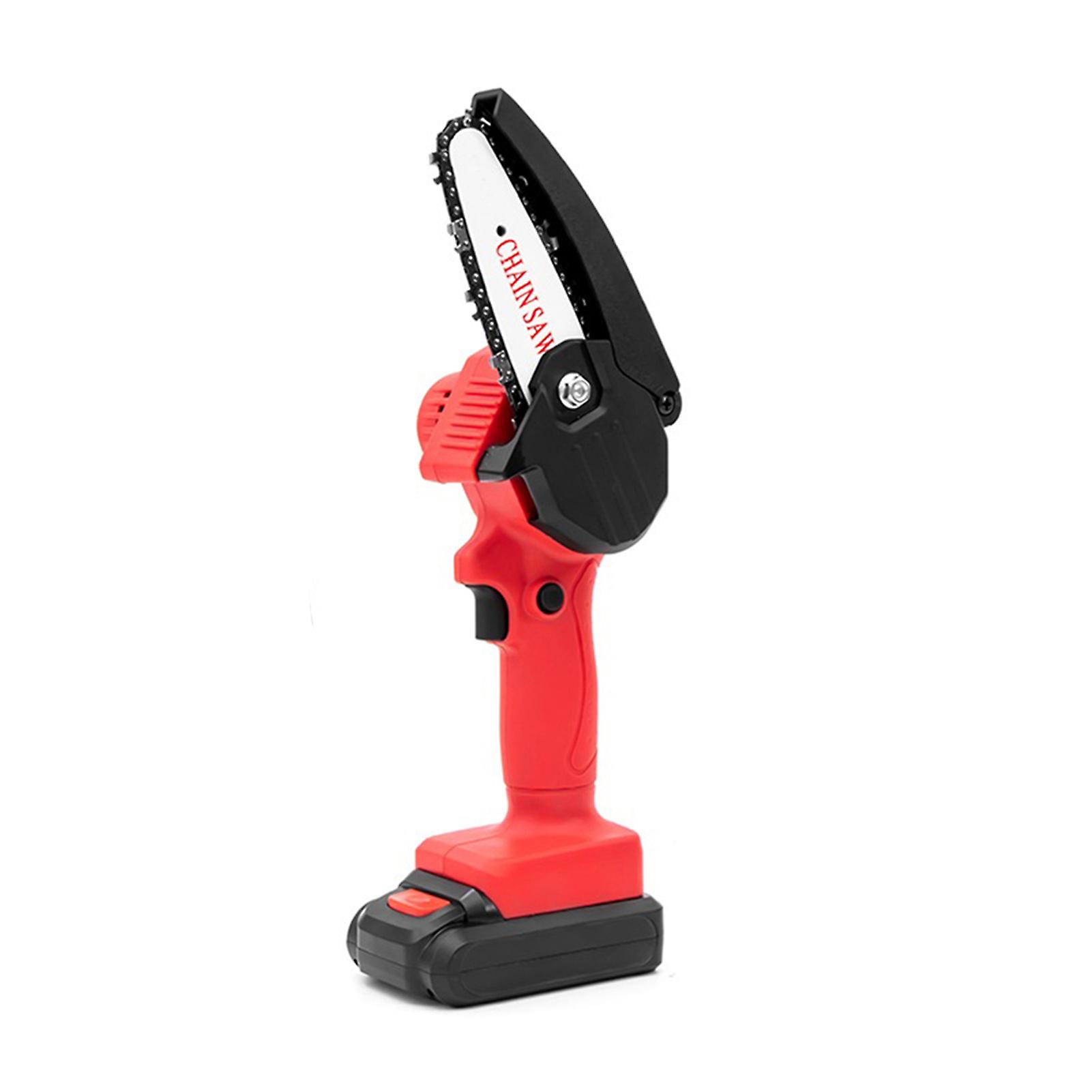 110v Rechargeable Handheld Portable Electric Pruning Saw Mini Chainsaw