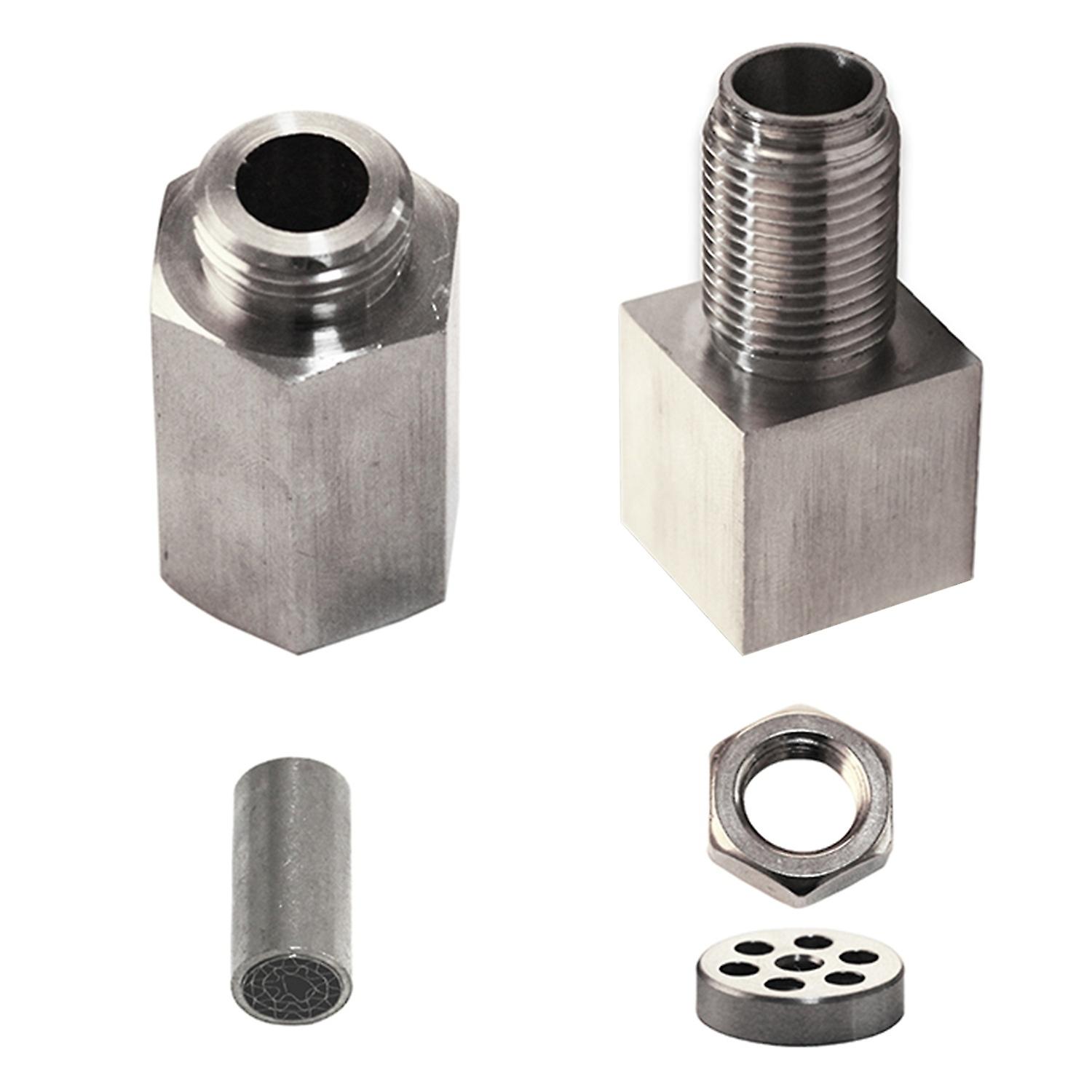 90 Degree O2 Oxygen Sensor Extender Spacer Engine Light AdapterAccessories M18*1.5 Iron Nickel Plati