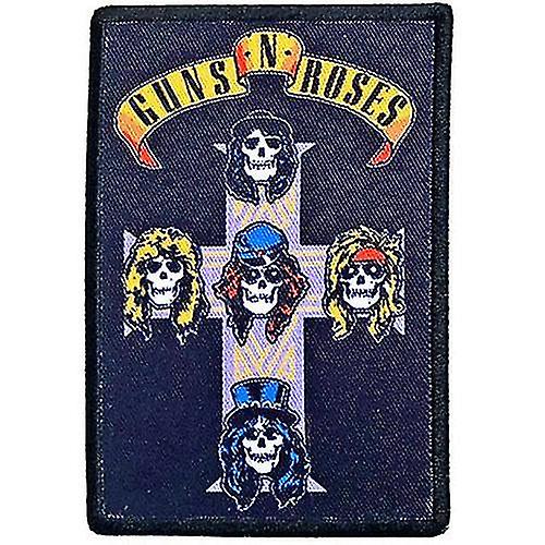 Guns N Roses Nightrain Cross Iron On Patch