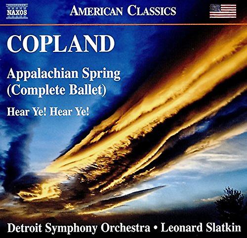 Detroit So/slatkin - Copland:Appalachian Spring [CD]