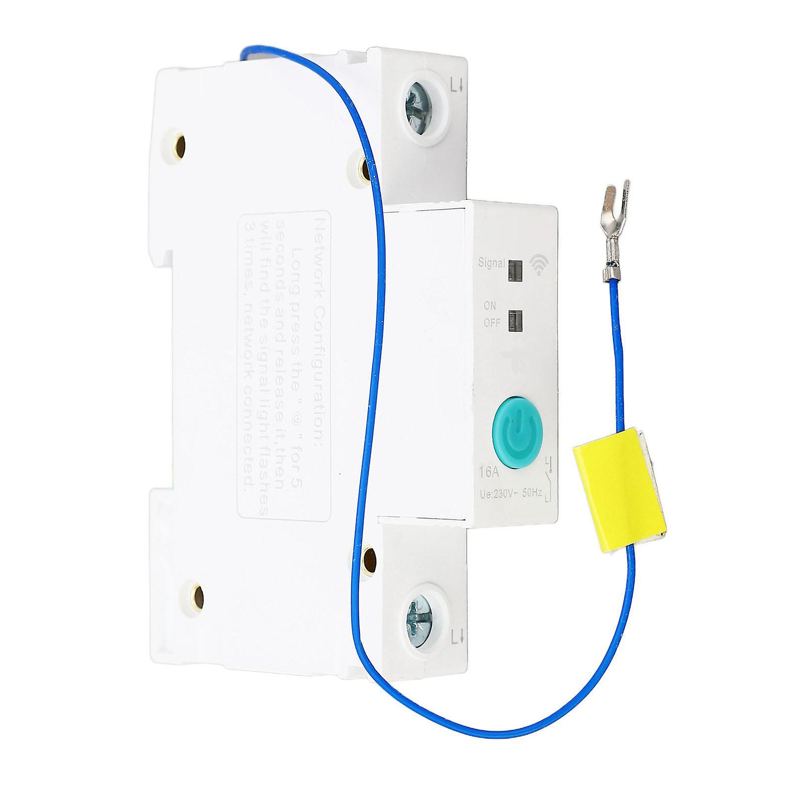 1P 230V Wi-Fi Circuit Breaker, DIN Rail Smart Switch for Ewelink App, Shopping Malls and Homes