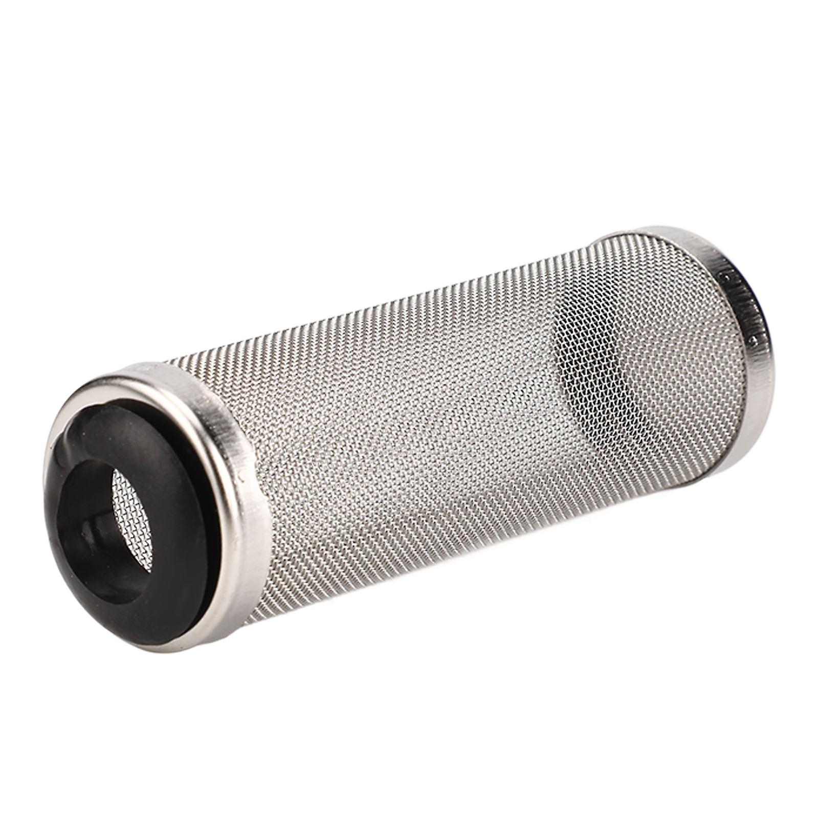 304 Stainless Steel Aquarium Filter Net Cover, Black, 16mm Inner Diameter (Large)