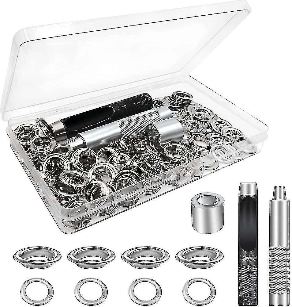 Eyelet Tool Kit 100 Set Eyelets Tarpaulin Eyelets Grommet Eyelets Kit
