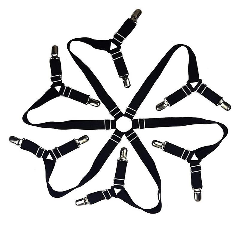 12 device bed sheet holder anti-running clip with 3-way and 6 side adjustable elasticity for    fitting