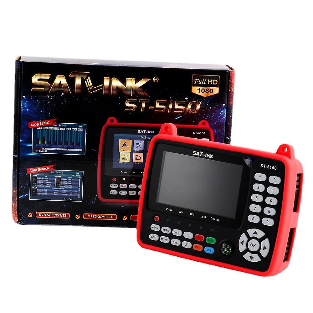 Satlink ST-5150 DVB-S2/T2/C Hd Satellite TV Finder Hd Star Searching Instrument