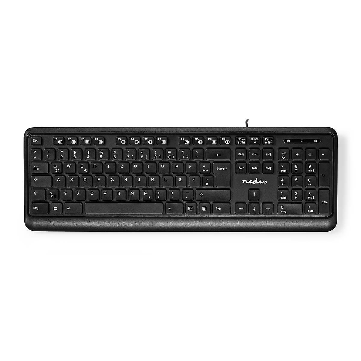 Threaded Tagent Table | USB-A | Multimedia | QWERTZ | DE Layout | Numeric keypad