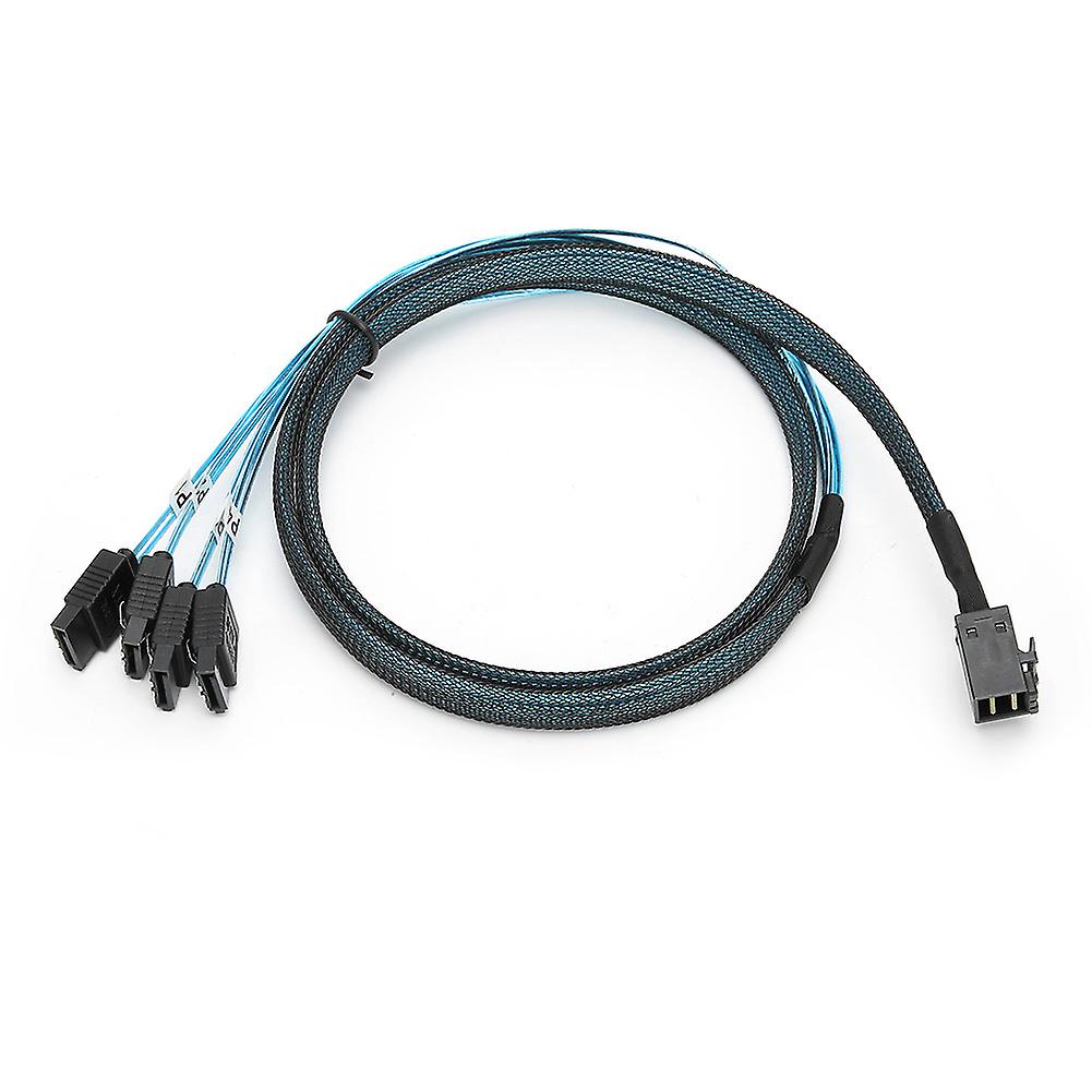 MiniSAS H0107 SAS1 to 4SATA Server Cable 100cm High Def Data