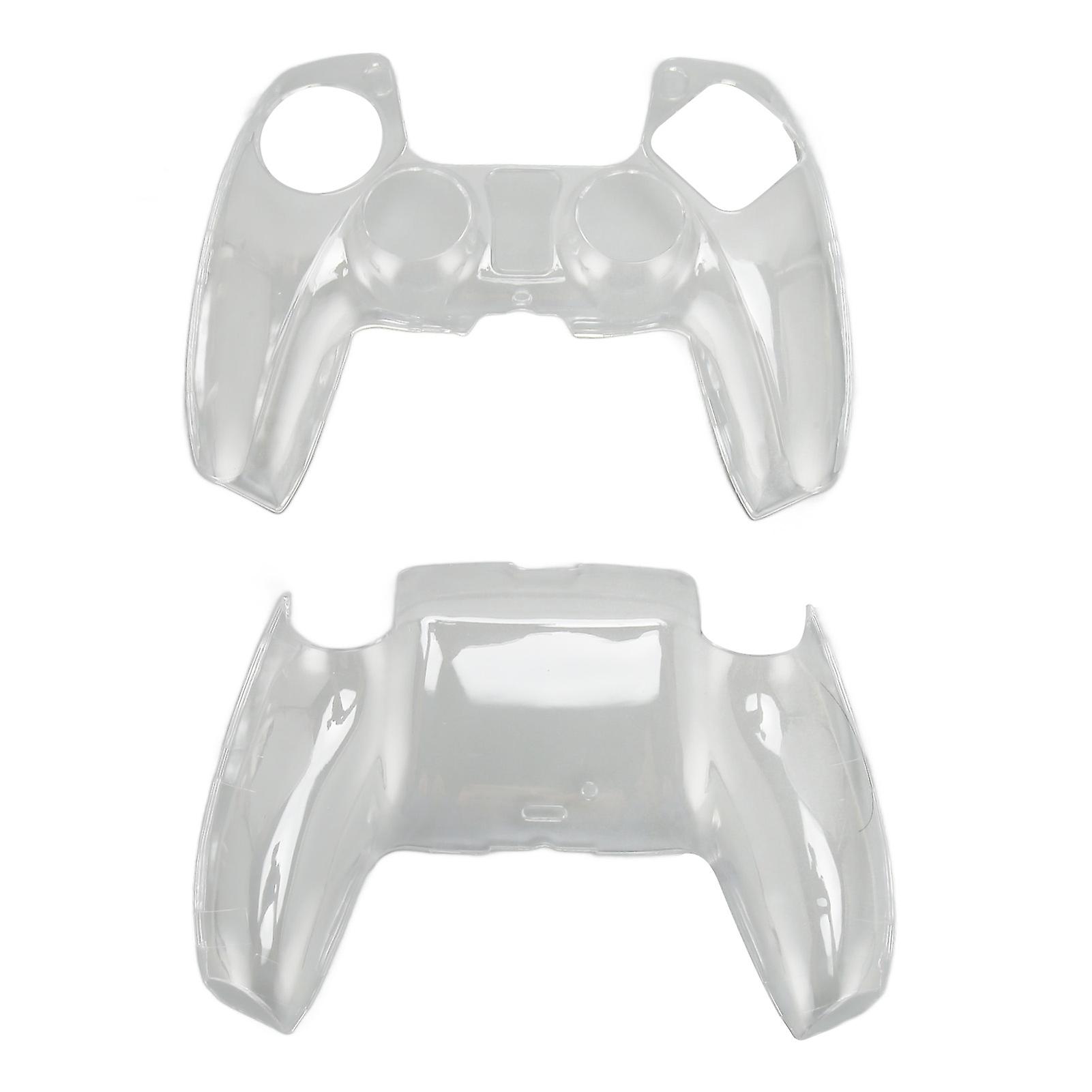 Gamepad Clear Case Shockproof Scratch Proof Portable Hard PC Protective Cover for PS5 Controller