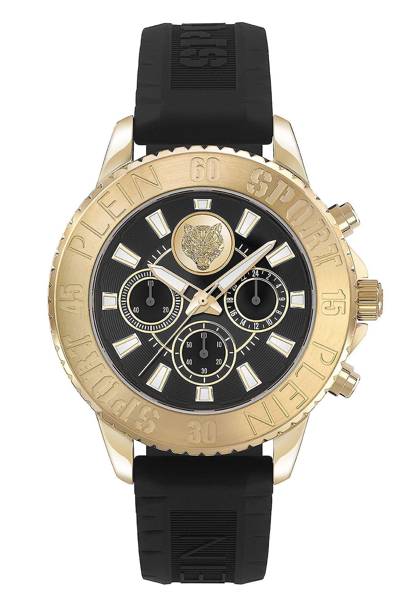 Plein Sport Men's Watch Chronograph Analog Quartz GLAM CHRONO PSMEA0224 Silicone
