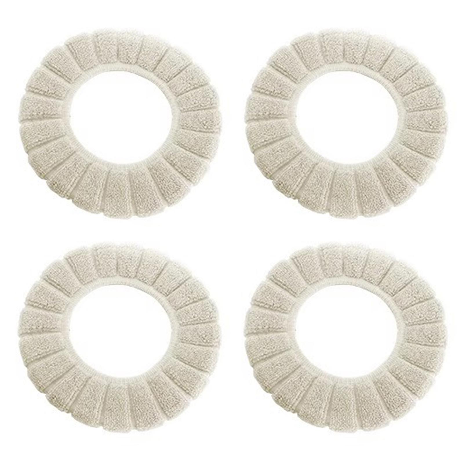 Cuscino ispessito per sedili WC in peluche Comodo cuscinetto per WC termico a copertura completa per diversi tipi di servizi igienici