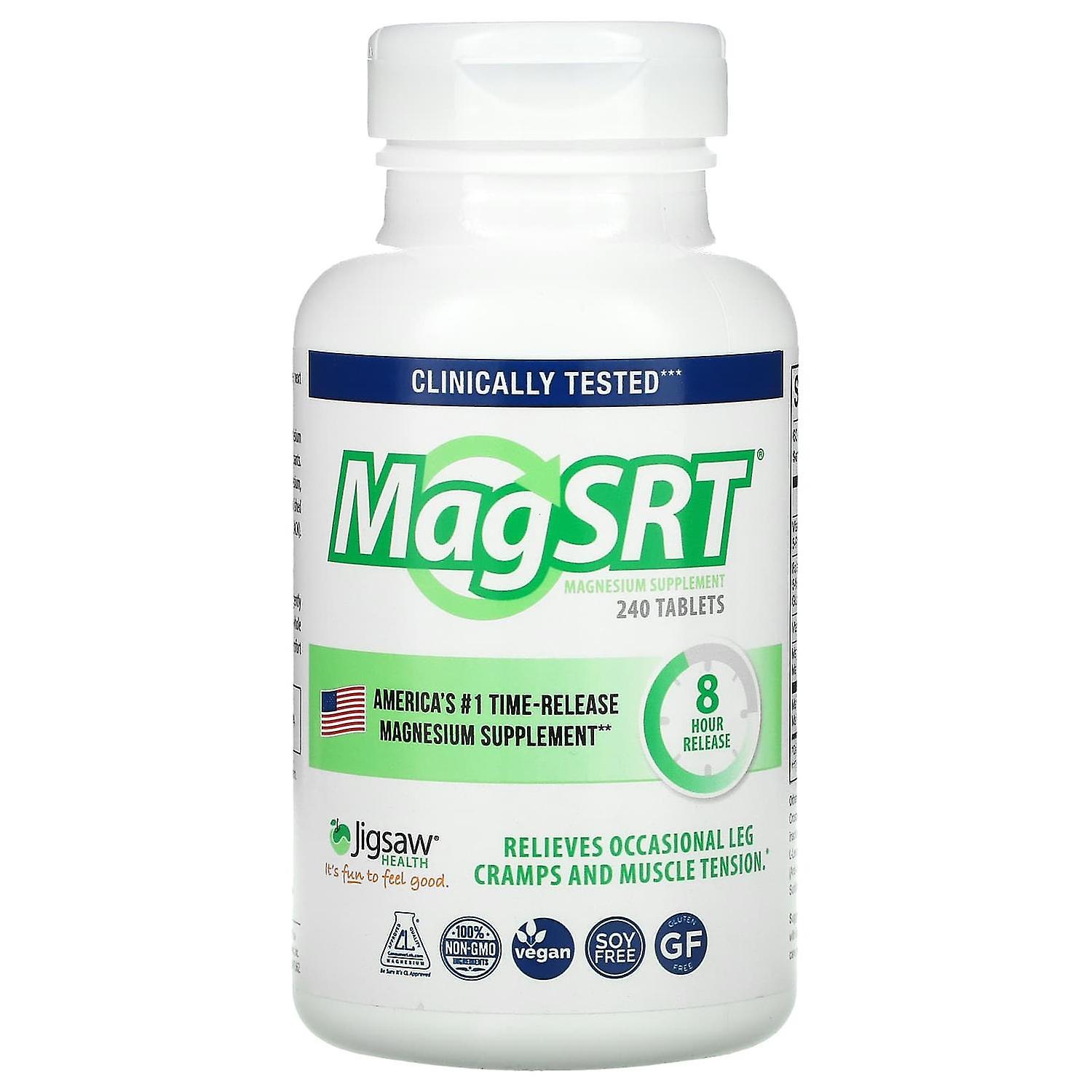 Jigsaw Health, MagSRT, Time-Release Magnesium, 240 Tablets