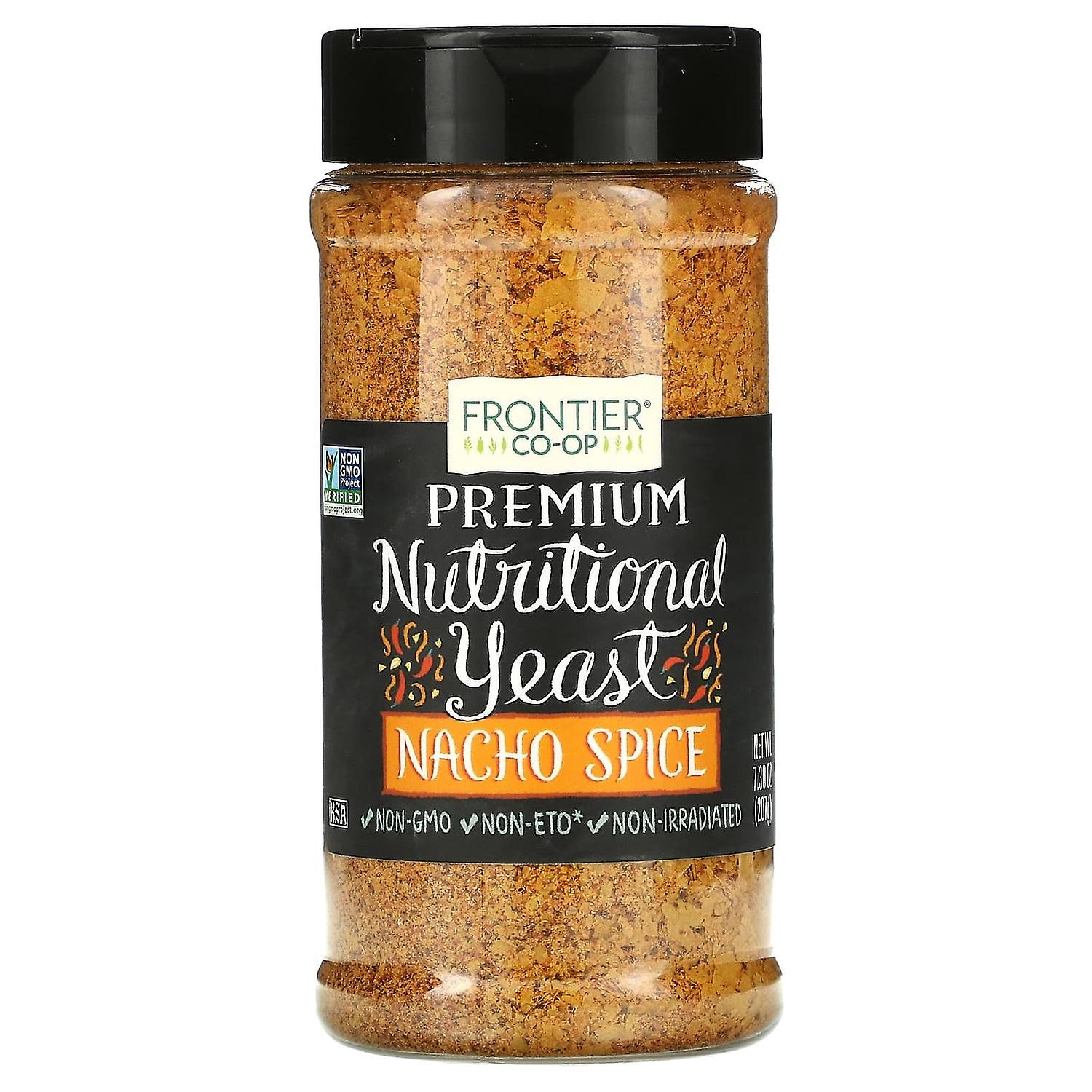 Frontier Co-Op, Premium Nutritional Yeast, Nacho Spice, 7.3 oz (207 g)