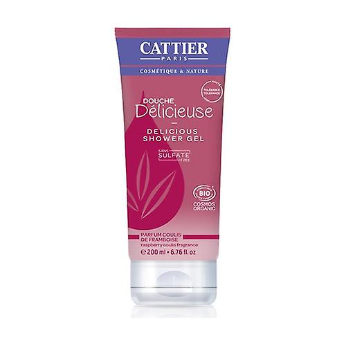 Shower gel perfume raspberry coulis delicious shower 200 ml of gel