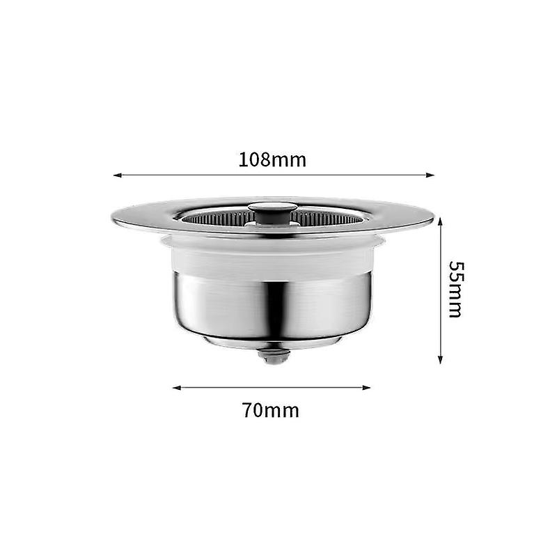 INF Gootsteen Zeef Mand Plug (2-pack)