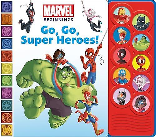 Marvel Beginnings Go Go Supernheroes Sound Listen Learn by P I Kids Paperback Book