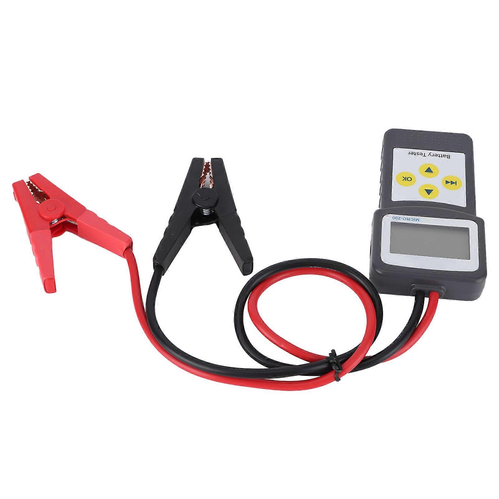 12V Car Battery Tester with USB Interface - CCA Capacity Analyzer & Auto Diagnostic Tool