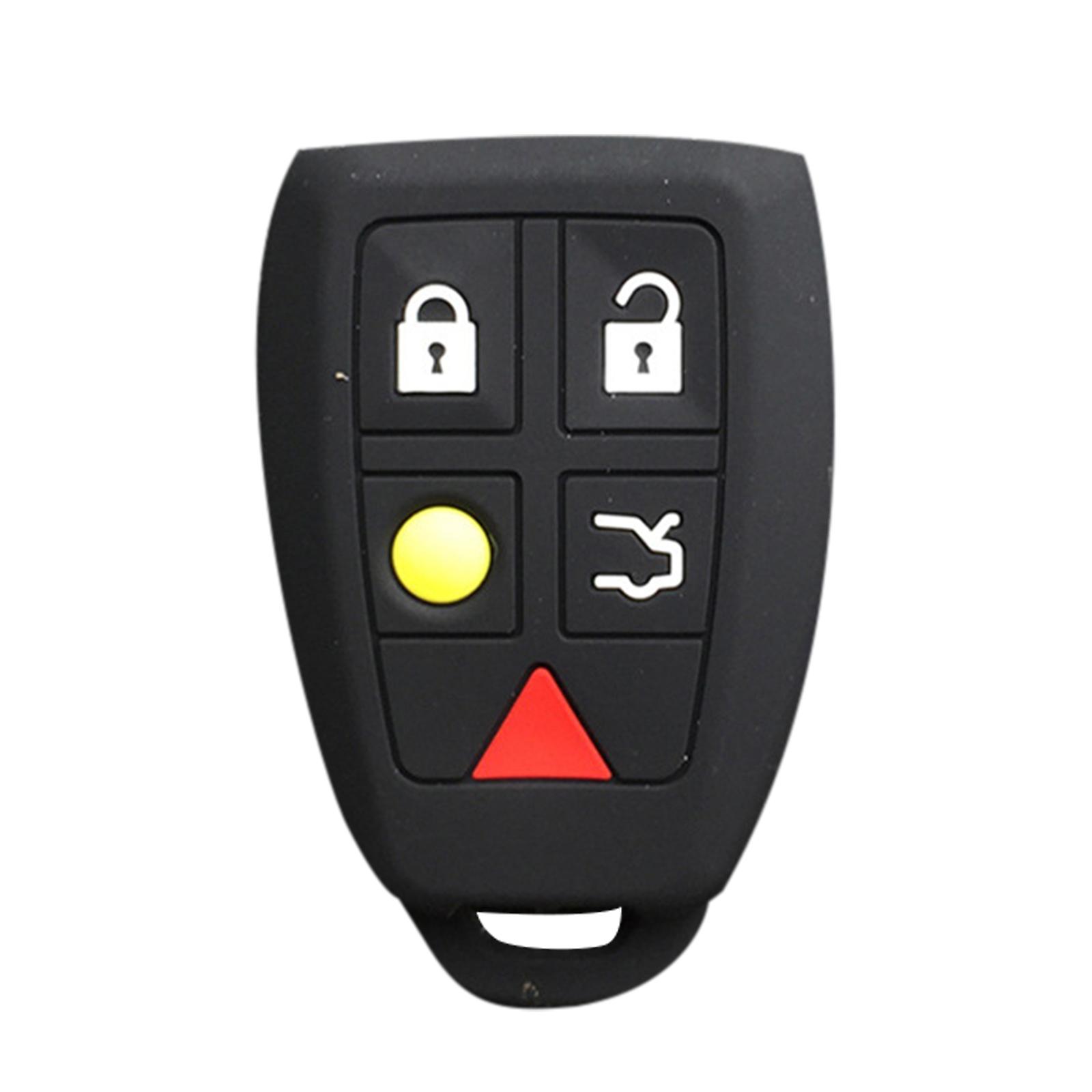 For Volvo C30 C70 S40 V50 2004 - 2007 Silicone Remote Key Case Fob Shell Cover Skin Jacket Sleeve Auto For Parts New