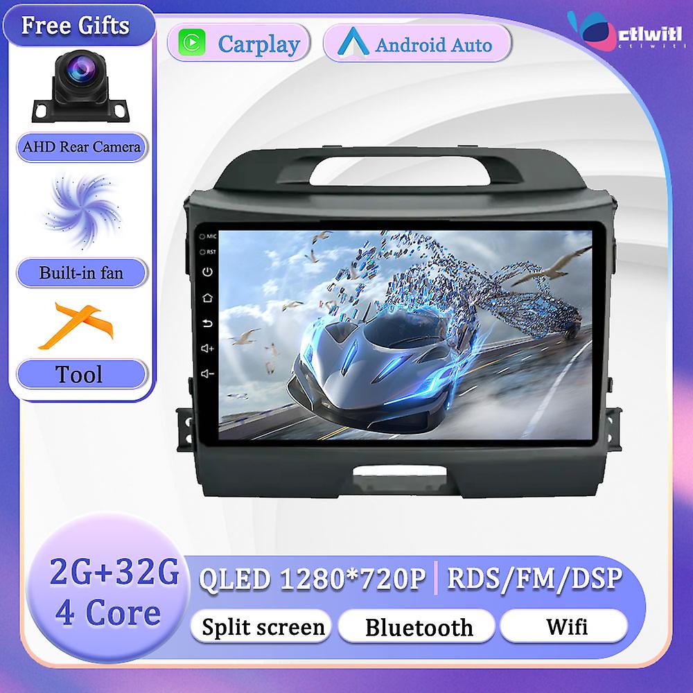 Android 13 For Kia Sportage Series 3 2010-2016 Multimedia Navigation Gps Ips Touch Screen Carplay Dsp Car Tv Audio Car Radio
