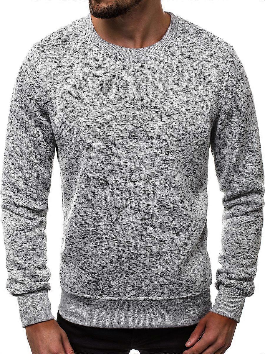 Eleganter Golf Herren Pullover Baumwolle Strickpullover