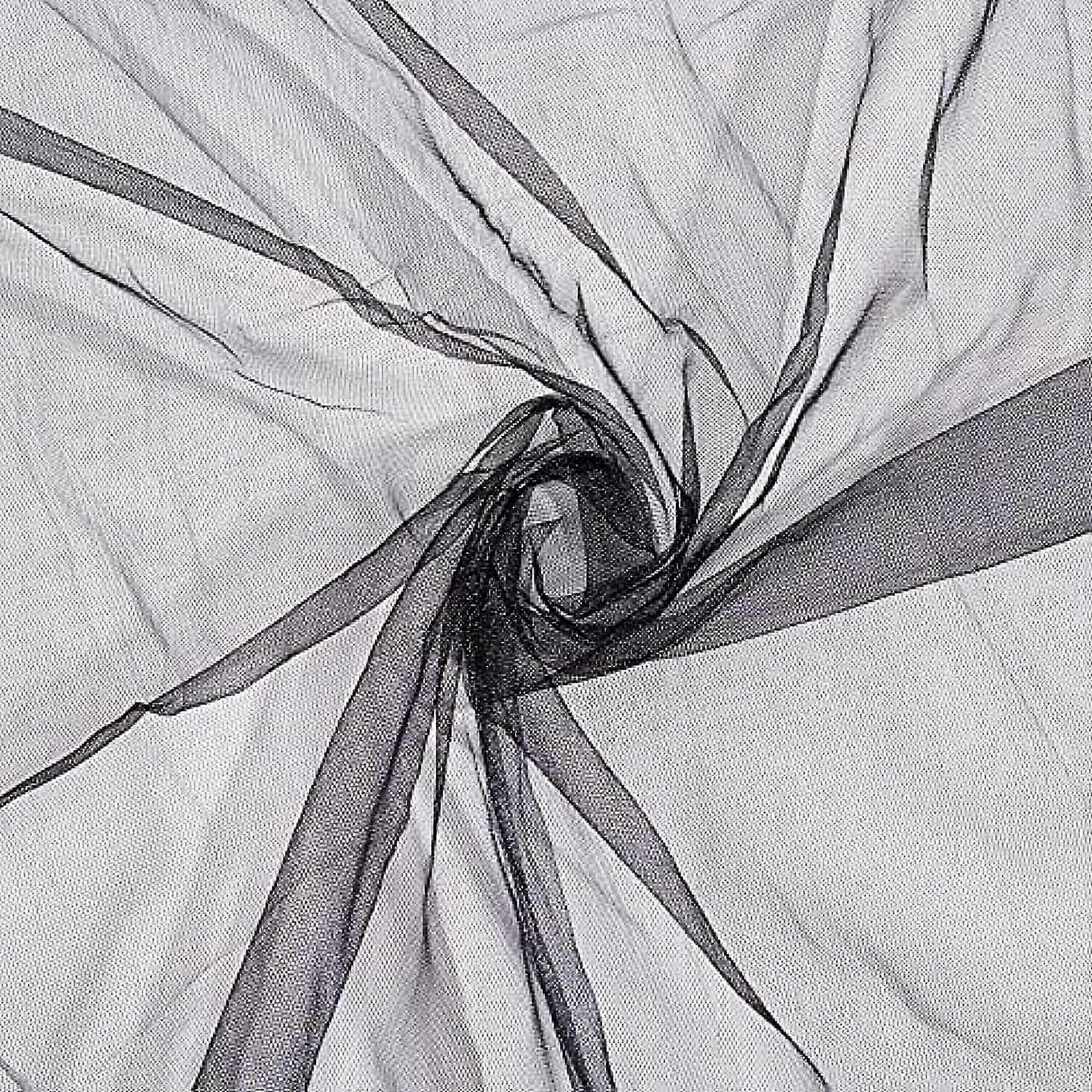 79x63 Black Tulle Fabric Bolt Net Chinlon Tulle Fabrics Gauze Mesh Ribbon Tulle